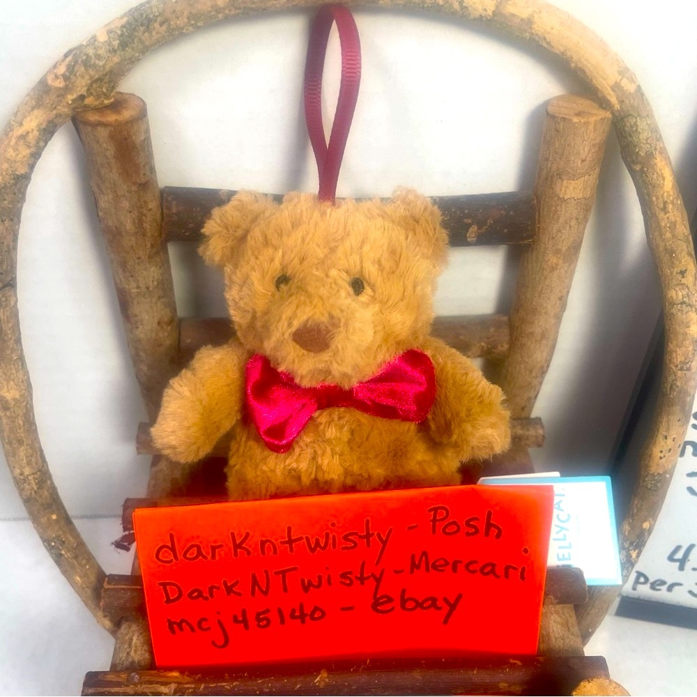 BNWT JELLYCAT BARTHOLOMEW BEAR DECORATION